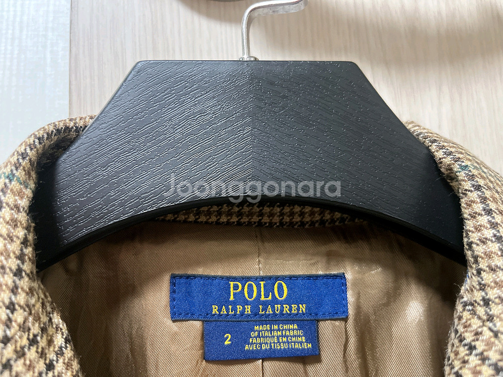 폴로 랄프로렌 여성 린넨 하운드투스 트위드 자켓 블레이저 수트--5