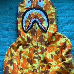 베이프 샤크 후드집업