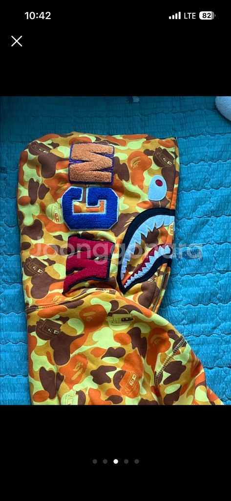 베이프 샤크 후드집업--1