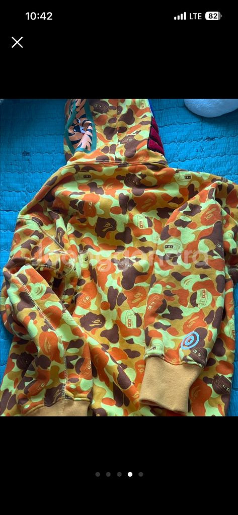 베이프 샤크 후드집업--3