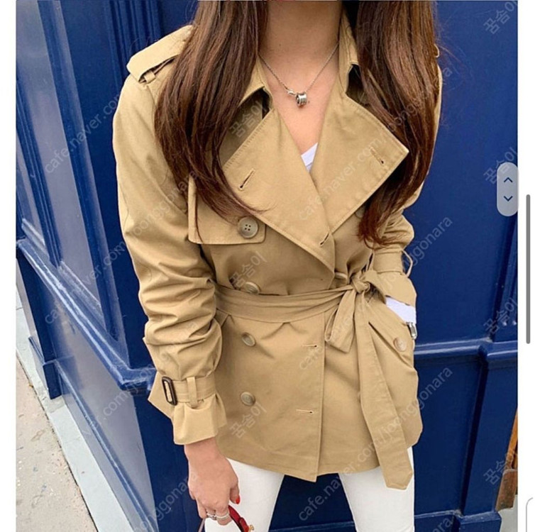 마리마켓 숏트렌치 84,000->28,000 이미지