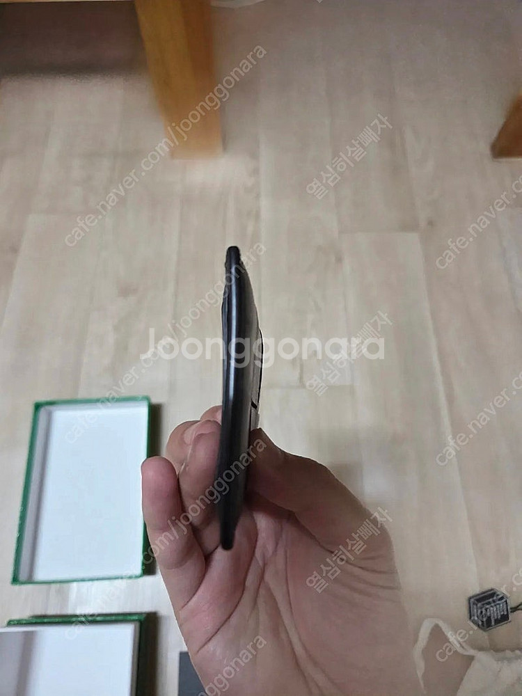 (마지막 가격내림)보테가 베네타 카드 케이스 램스킨 & 카프스킨 블랙--7