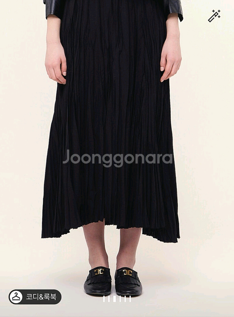타임 플리츠 스커트 55 랑방 마인 더캐시미어 시스템--2