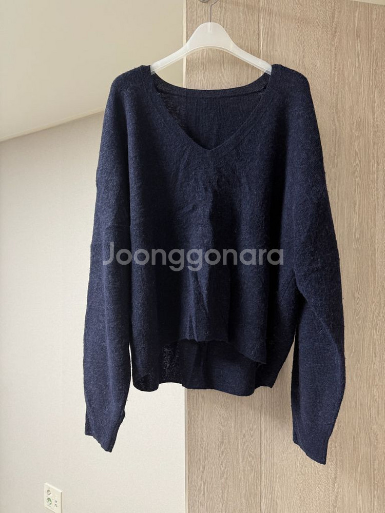 시에 플루오 알파카 니트 네이비 SIE--1