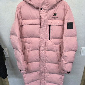 빈폴스포츠 슈퍼다운 롱패딩 핑크 95