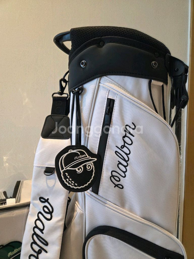 국내당일발송 말본골프백 캐디백 경량 화이트--4
