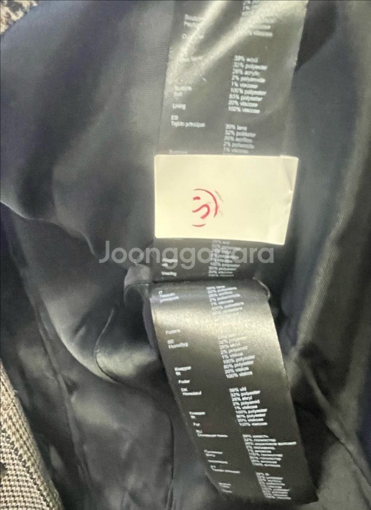 마쥬 체크재킷 38사이즈-가격내림--7