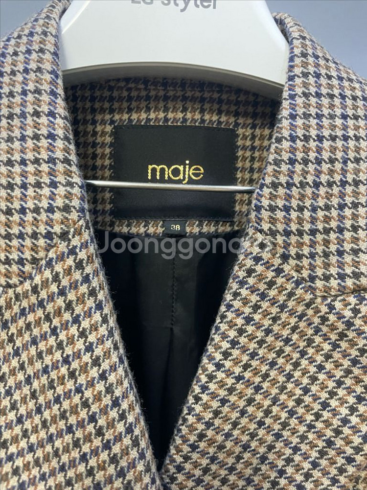 마쥬 체크재킷 38사이즈-가격내림--1