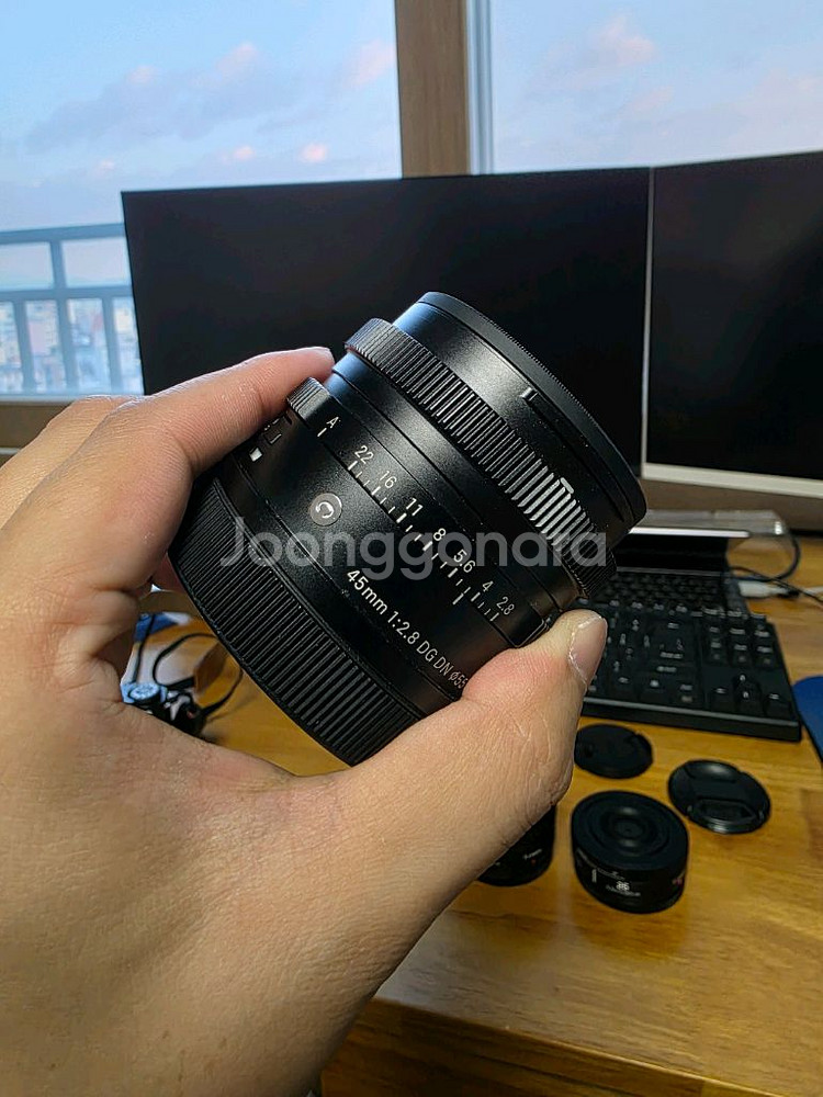 시그마 45mm f2.8 L 마운트 팝니다.--5