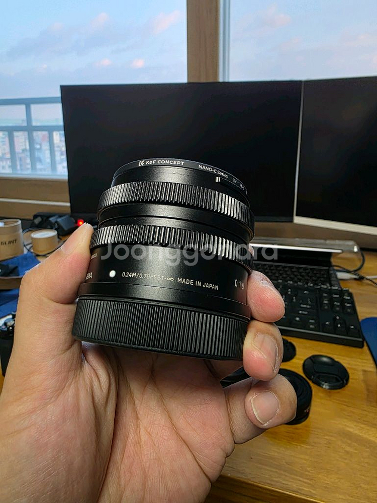 시그마 45mm f2.8 L 마운트 팝니다.--3