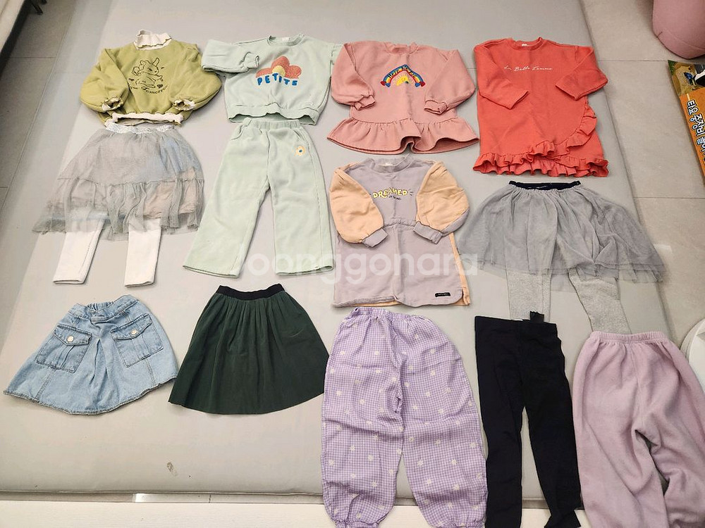 여아 의류 120세트--0