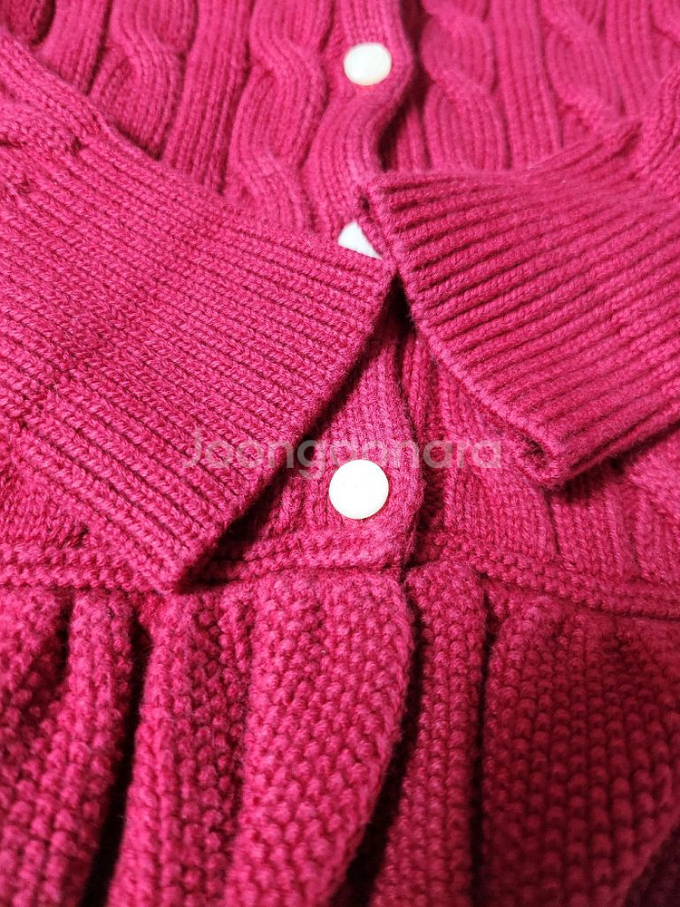 폴로 랄프로렌 여아 케이블 니트 가디건 120사이즈(6~7세)--4