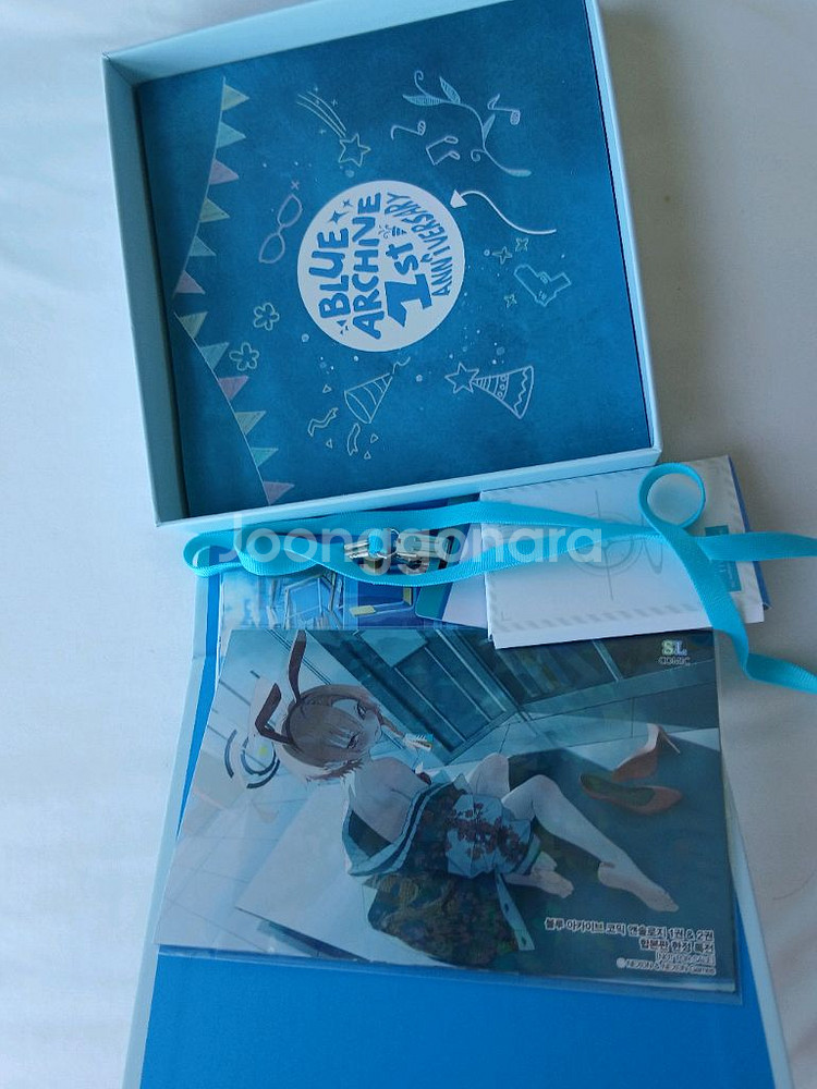 [미개봉]블루아카이브 1주년 기념 굿즈 세트(CD앨범)--6