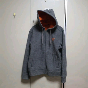 게스진 플리스 후드집업(m,95)/8천원