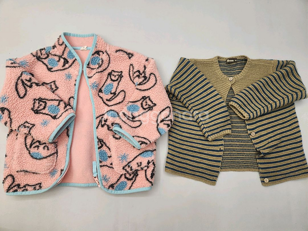 여아 밀리밤후리스&가디건 120일괄--0