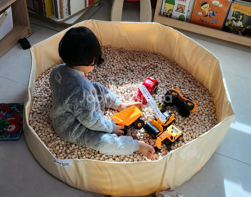 프리미엄 편백 놀이터 15kg + 놀이풀장 + 덮개--0