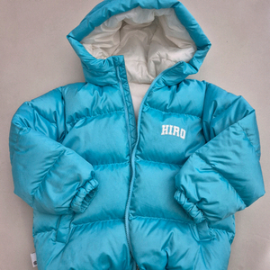 히로 블랭크 후드 다운 민트 130 택포