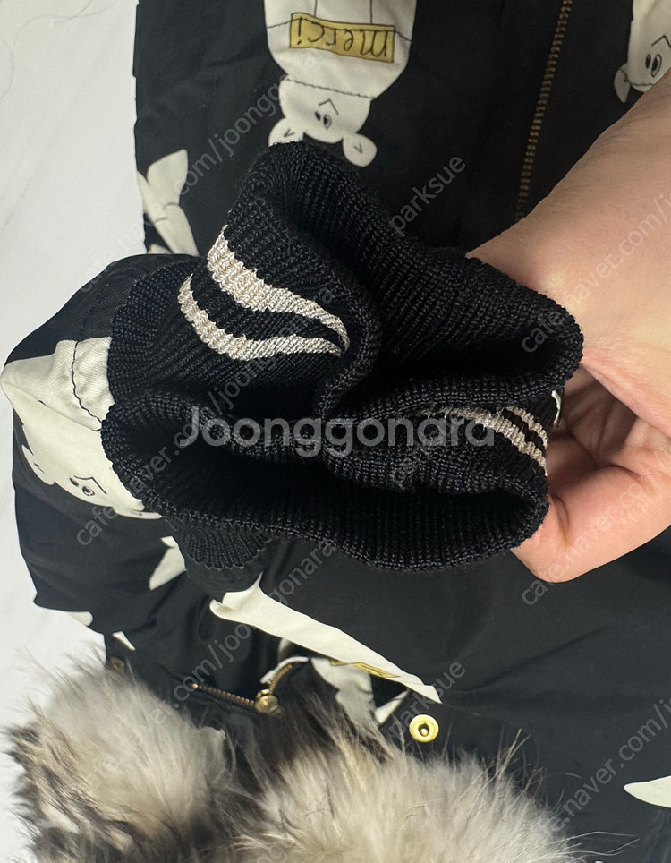 리미떼두두 베어패딩 라쿤퍼 M사이즈--1