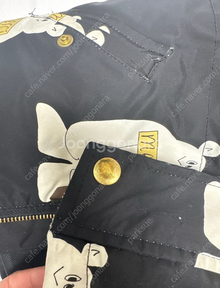 리미떼두두 베어패딩 라쿤퍼 M사이즈--3