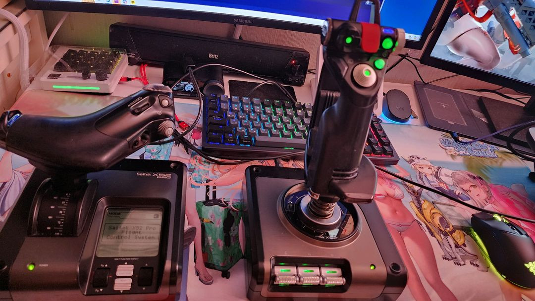 로지텍 비행스틱--1