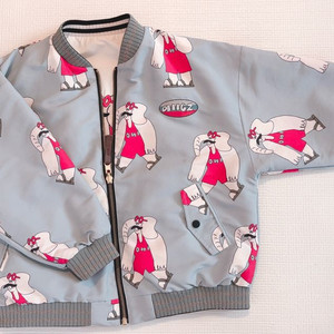 상태최상리미떼두두 코끼리 리버서블 양면점퍼 L (6-7