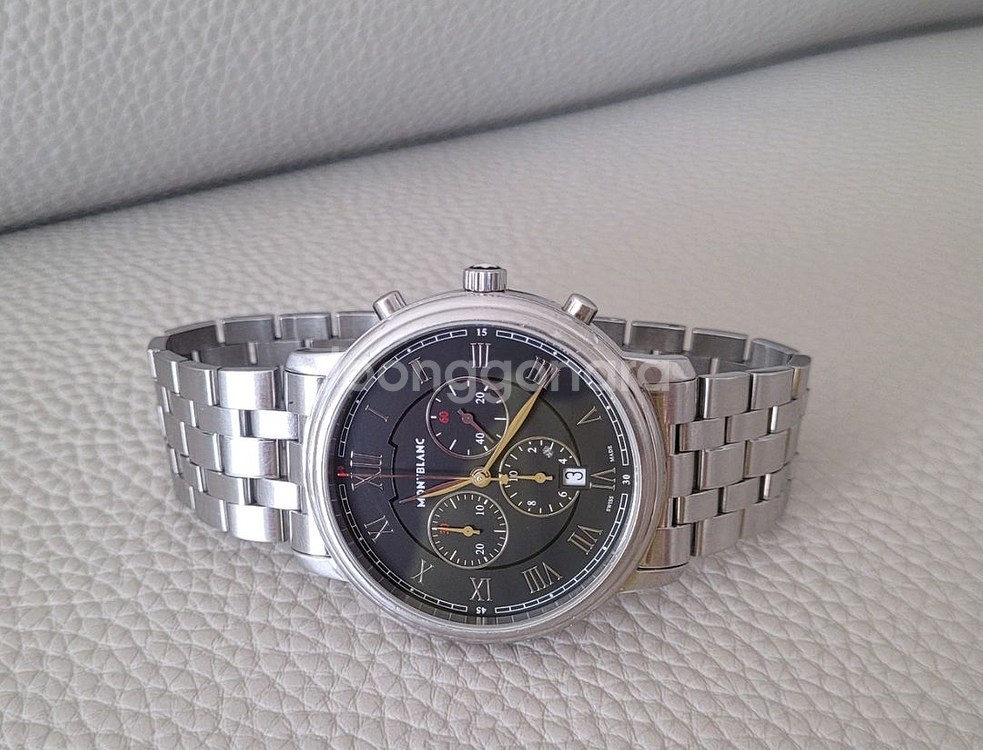 정품 몽블랑 크로노그래프 시계--0