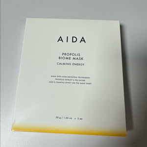 새상품)아이다 프로폴리스 바이옴마스크 카밍에너지 마스크팩 4박스 (20장)