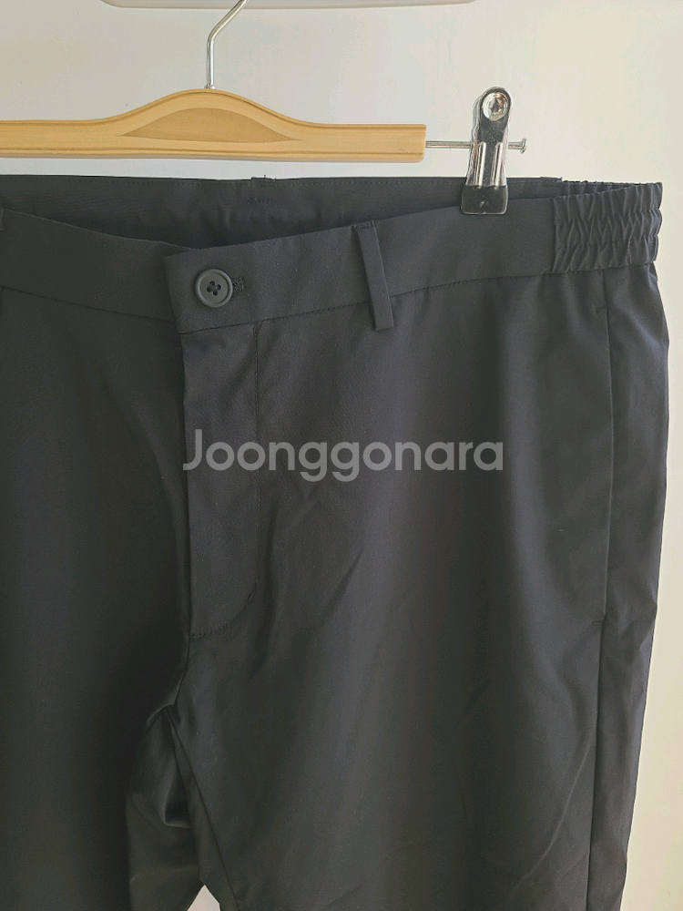 유니클로 x 띠어리 theory 남성 블랙 이지팬츠 봄여름 드라이 기능 바지 L / 무신사 시리즈 에피그램--1