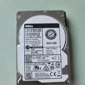 Dell 2.5인치 HDD 600GB SAS 12Gbps 판매합니다.