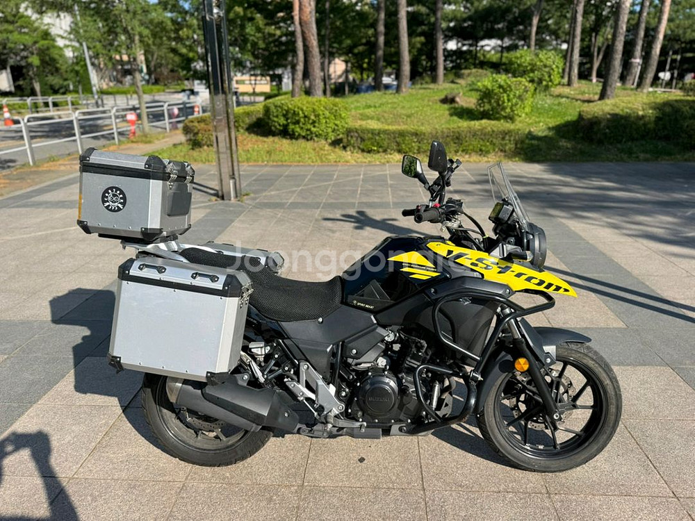 스즈키 브이스트롬250 18년식 짧은키로수 팝니다--1