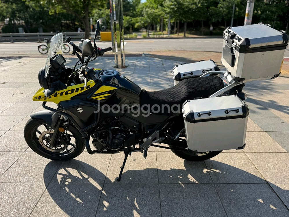 스즈키 브이스트롬250 18년식 짧은키로수 팝니다--2