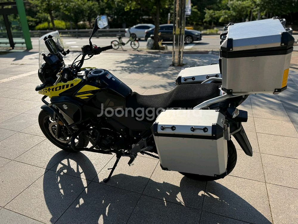 스즈키 브이스트롬250 18년식 짧은키로수 팝니다--5