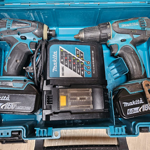 마끼다 충전 드릴 콤보 (스크류, 임팩) 세트