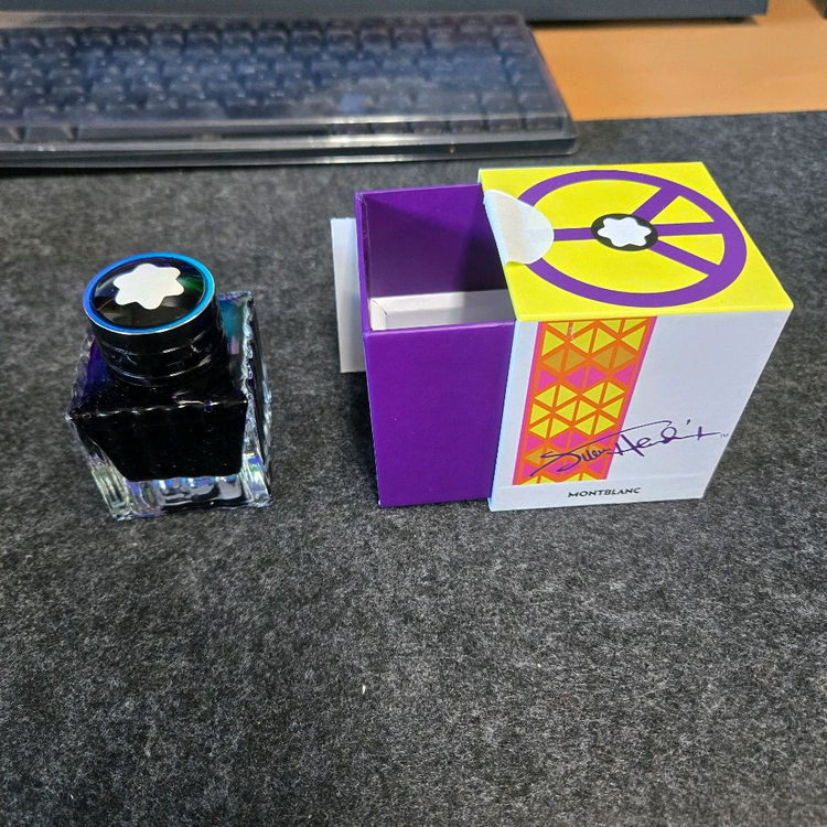 몽블랑 만년필 잉크 여러개--2