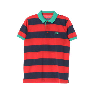 [S]노스페이스 레드 럭키 스트라이프 그린 카라티 폴로 티셔츠