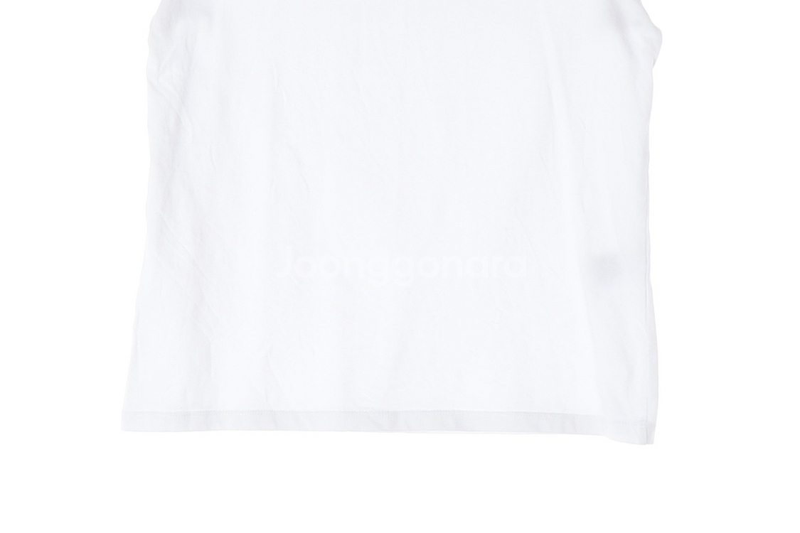 (정품)[S]아페쎄 화이트 APC 로고 프린팅 반팔 캡소매 티셔츠--2