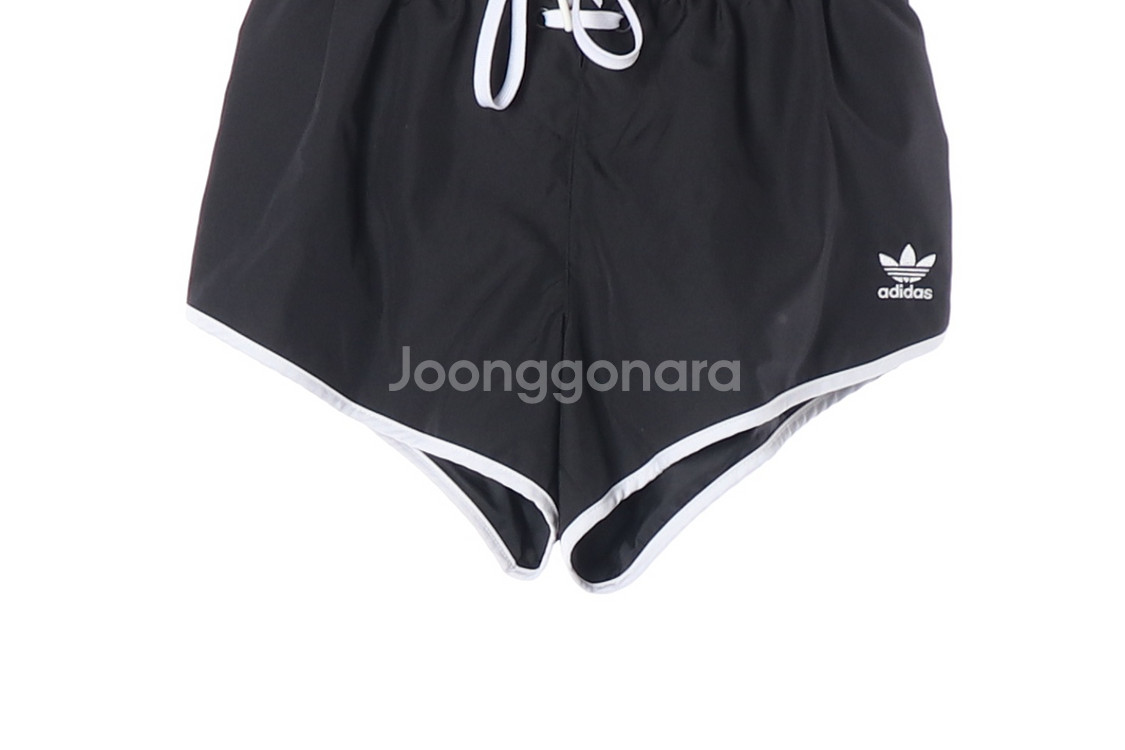 [S]아디다스 블랙 슈퍼스타 쇼츠 반바지 러닝팬츠 스웨트팬츠--2