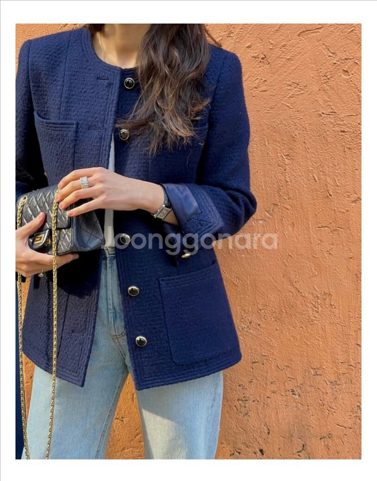 쎄모먼 트위드 자켓(마지막 가격)--0