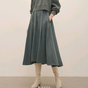 시스템 백 버튼업 니트 탑 드레스 랑방 마인 타임