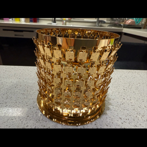 샤넬 캔들 용기 골드