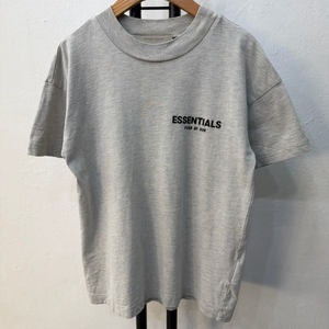 정품) 피어오브갓 에센셜 주니어 및 여성 반팔 티셔츠 10y