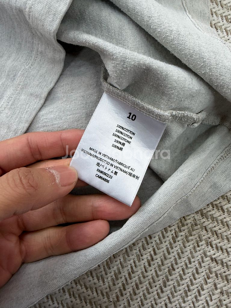 정품) 피어오브갓 에센셜 주니어 및 여성 반팔 티셔츠 10y--5