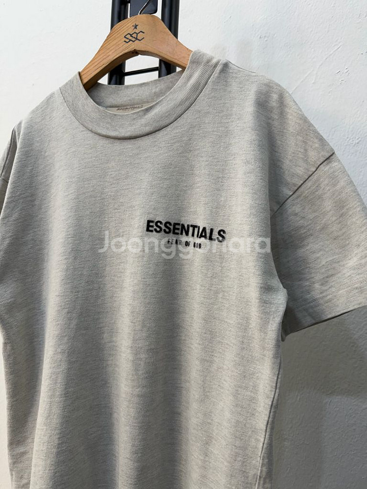 정품) 피어오브갓 에센셜 주니어 및 여성 반팔 티셔츠 10y--2