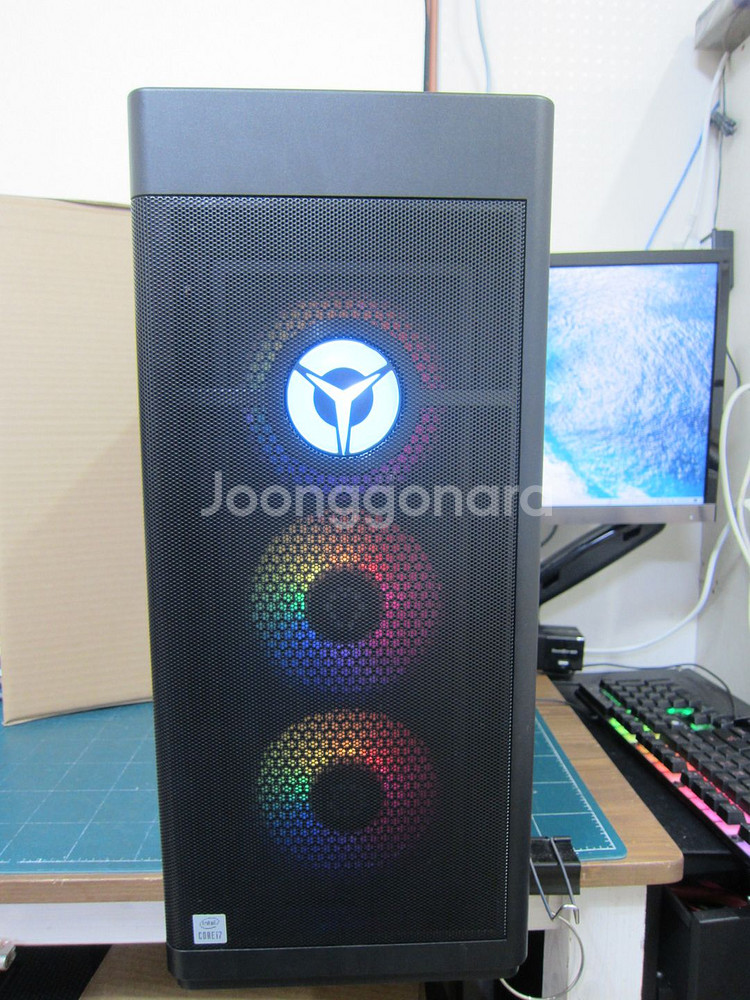 레노버 컴퓨터 (i7-10700F/RTX2060/SSD 500G/무선 WIFI) 본체--1