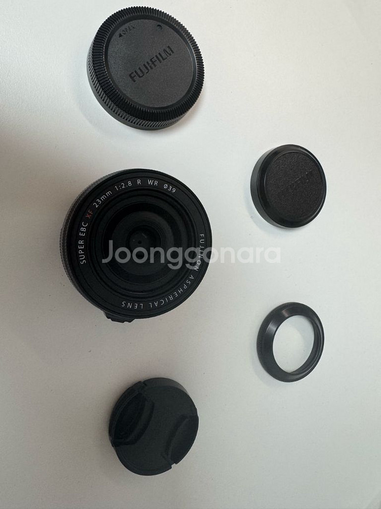 후지필름 XF23mm f2.8 R WR 렌즈 새제품 팝니다--0