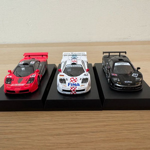1:64 교쇼 맥라렌 f1 gtr 르망 3대 일괄. 토리빈 미니지티