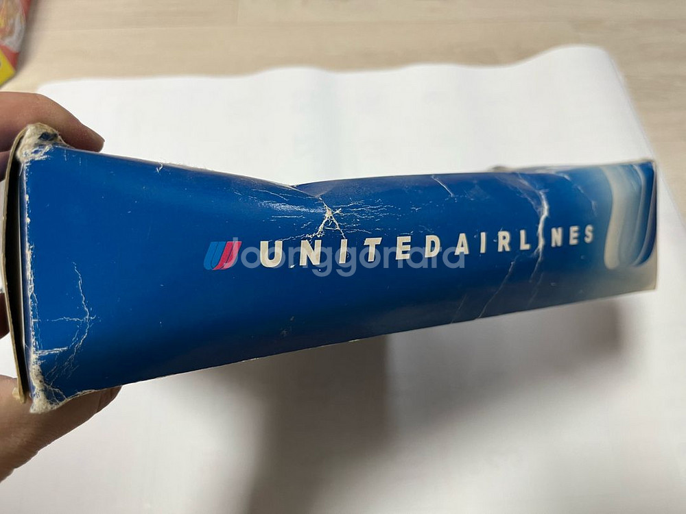 유나이티드에어라인 플라잉 비행기 모형--4