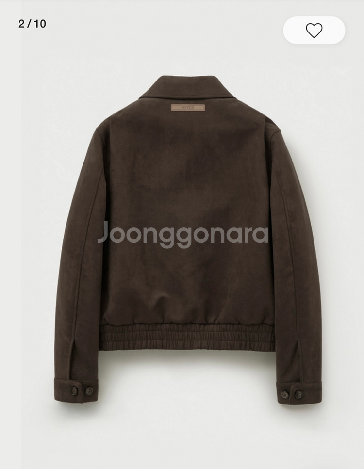 세터 satur 다크브라운 자켓 xs 1회 착용--2