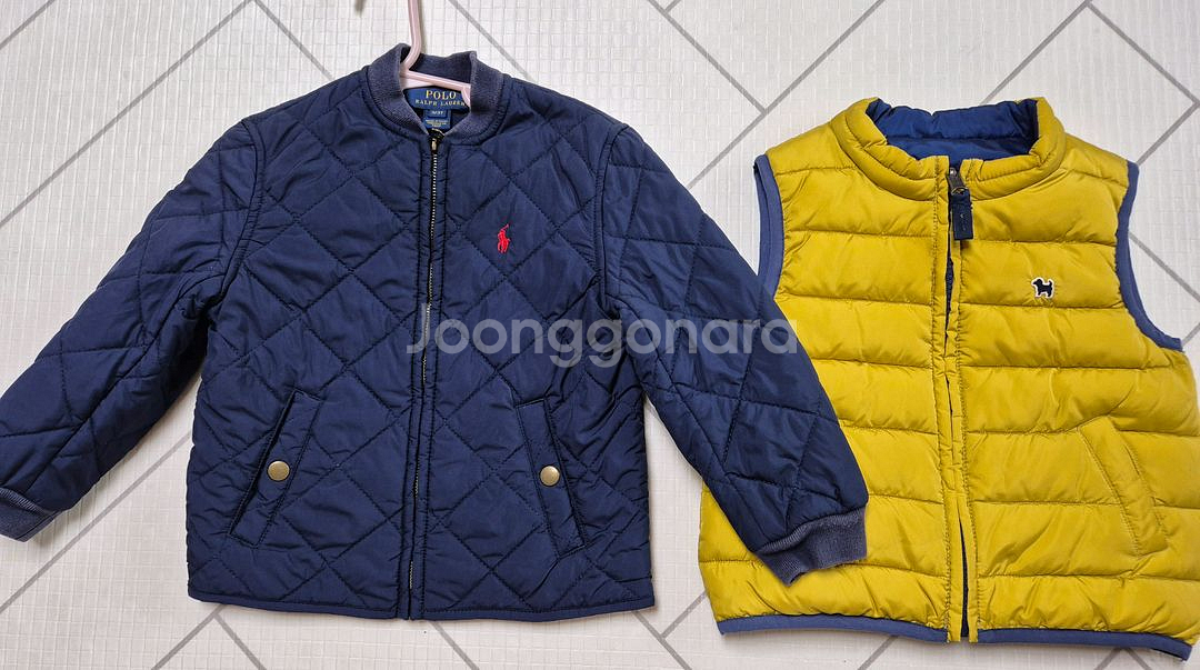 폴로키즈 퀼팅3T, 블루독 패딩조끼 일괄--0