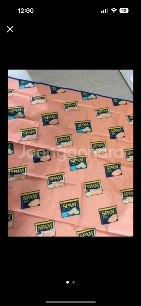 새상품 ) 스팸돗자리 1인용--0